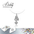 Destin bijoux cristal de Swarovski Collier pendentif en spirale